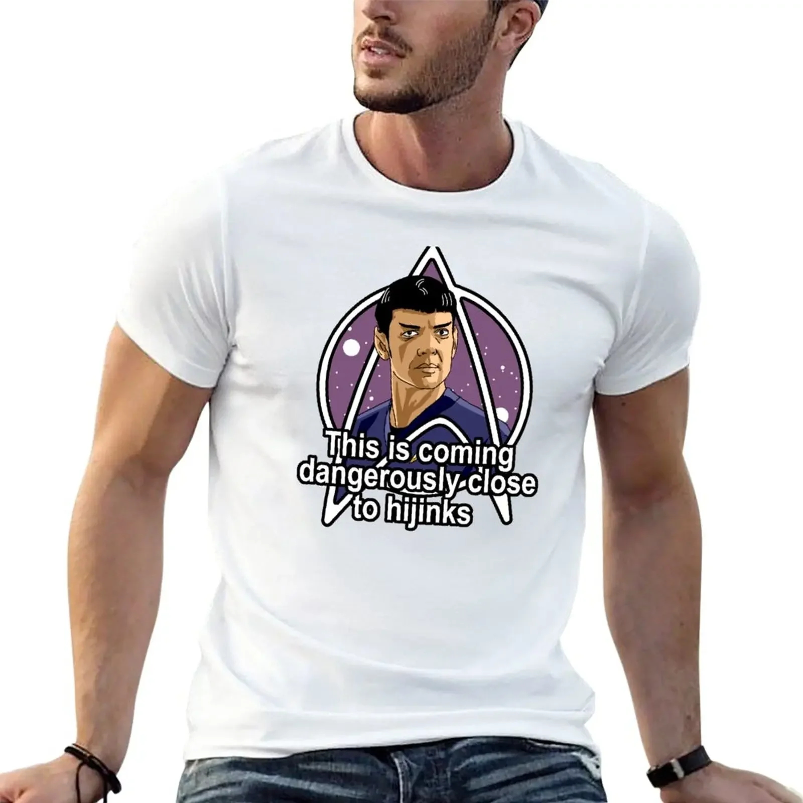 

New Hijinks T-Shirt black t shirts plus size t shirts Oversized t-shirt vintage t shirt mens shirts casual stylish