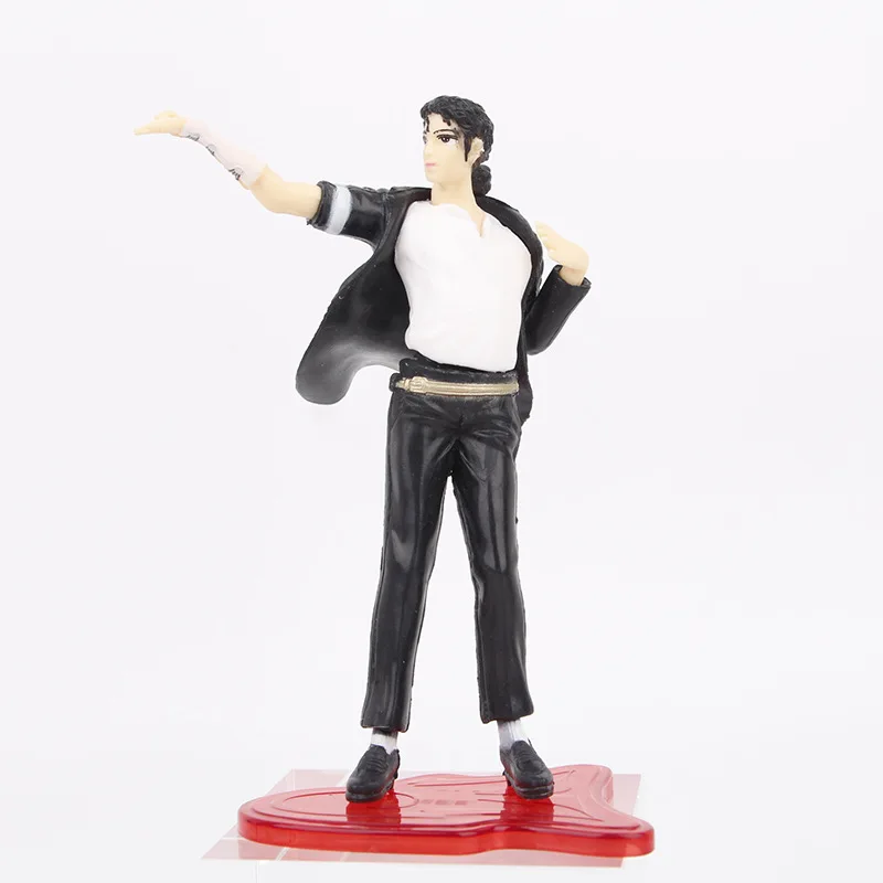 5 pezzi/set Michael Jackson PVC modello giocattoli Action Figure Collection ornamenti per bambole