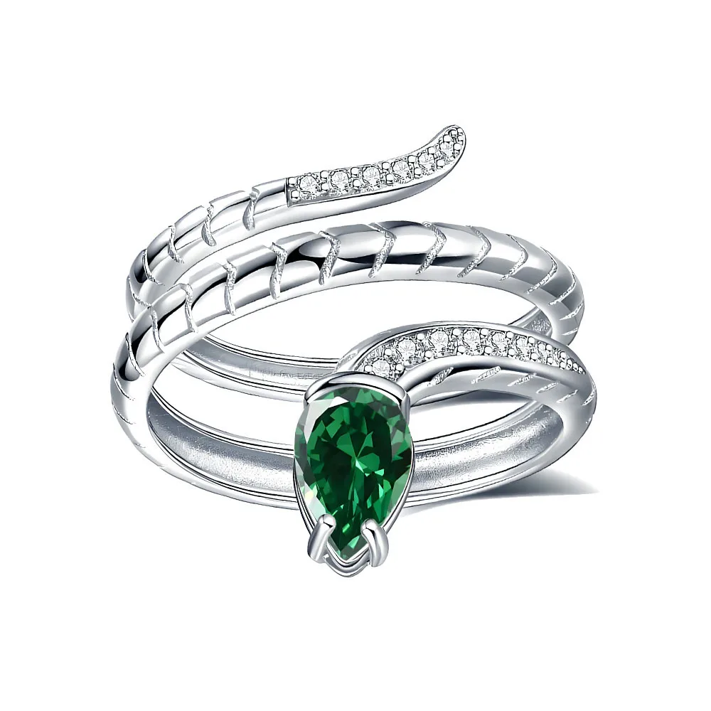 

New S925 sterling silver multi-layer ring snake ring personalized niche design ring women's exquisite high-quality jewelry