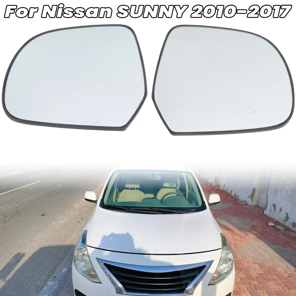

Rearview Mirror Glass Lens For Nissan SUNNY Micra 2010 2011 2012 2013-2017 Heated Door Side Mirror Glass Lens Car Accessories