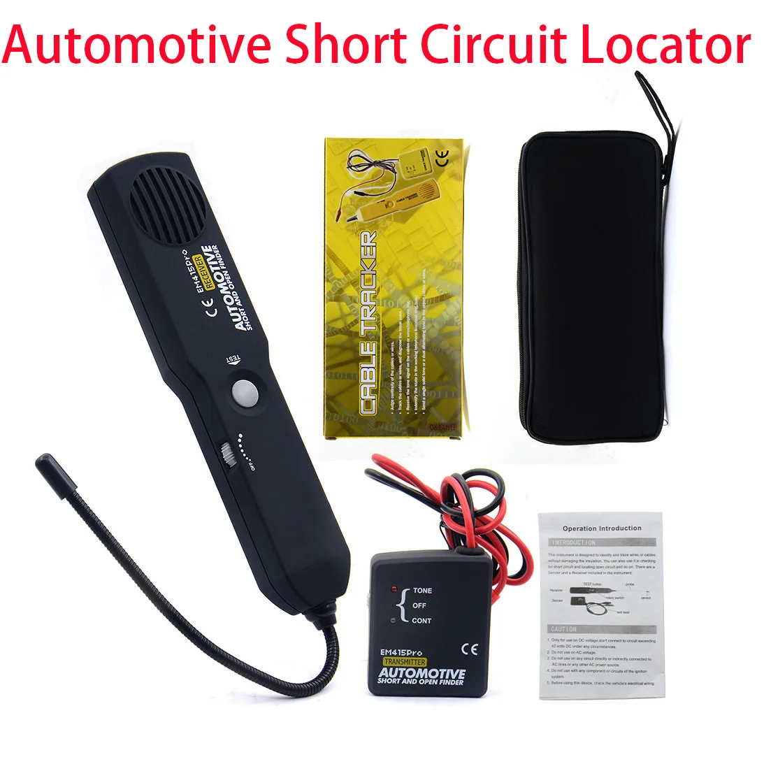 Car Automotive Short Open Finder Circuit Finder Tester EM415PRO Universal Car Short Circuit Wire Repair Detector Car Repair Tool