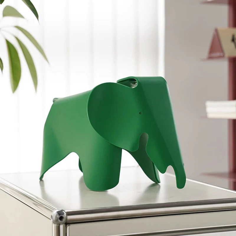 Nordic Elephant Figurines Creative Miniatures for Living Room Modern Ornaments Design Sculptures Funny Gifts Home Decoration