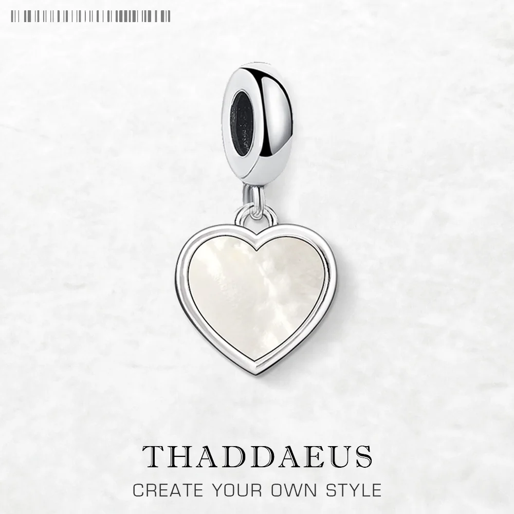 

Shell Heart Pendant Dangle Charm New Fine Jewelry 925 Sterling Silver Romantic Love Gift For Women