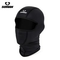 SOMAN Summer Sport  Full Face Helmet Mask,Windproof And Quick Dry Face Mask For Men And Women,Suit For Outdoor Sports FM05