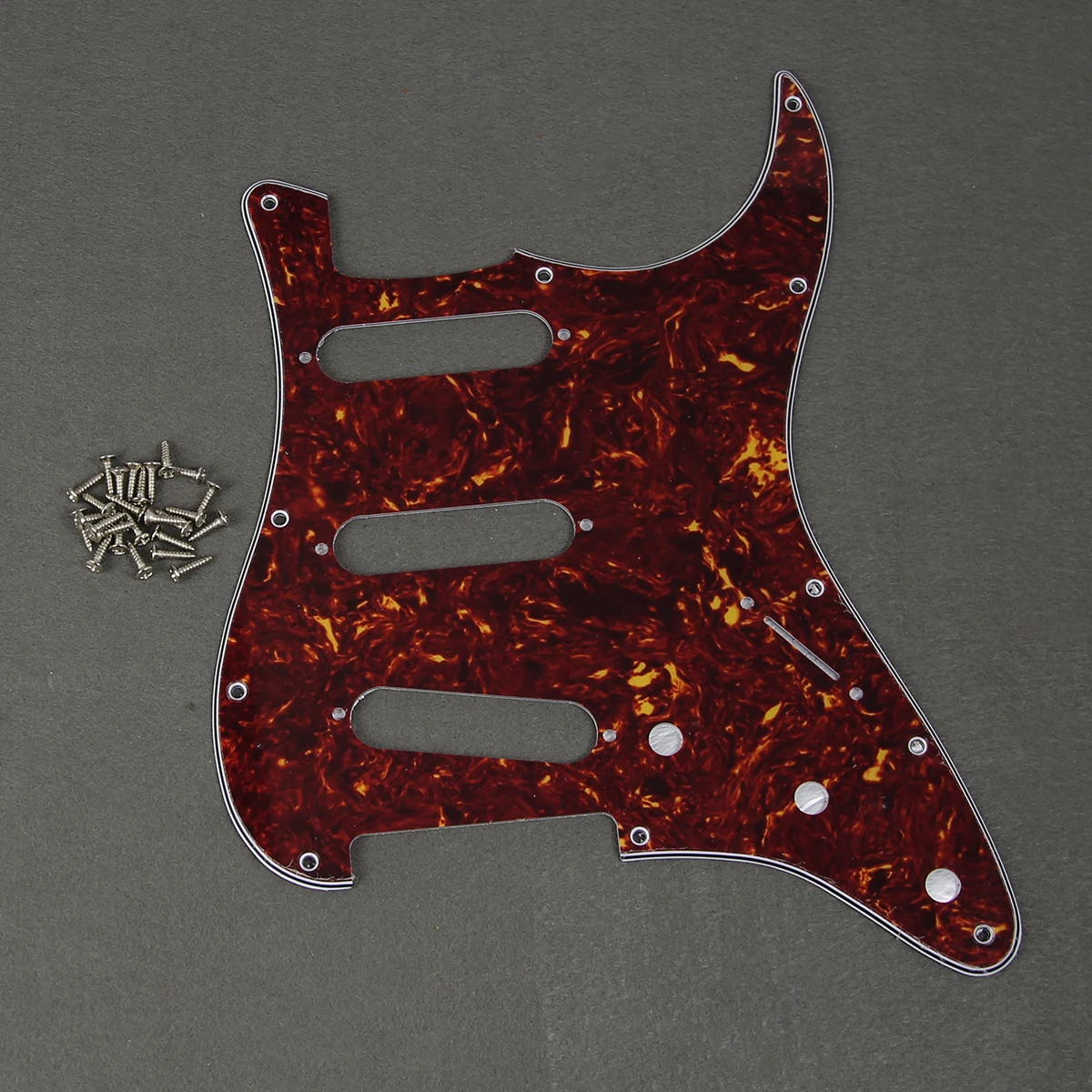 FLEOR SSS 11 Hole Guitar Pickguard ST Scratch płyta ze śrubami do akcesoria gitarowe, 13 kolorów wybrać