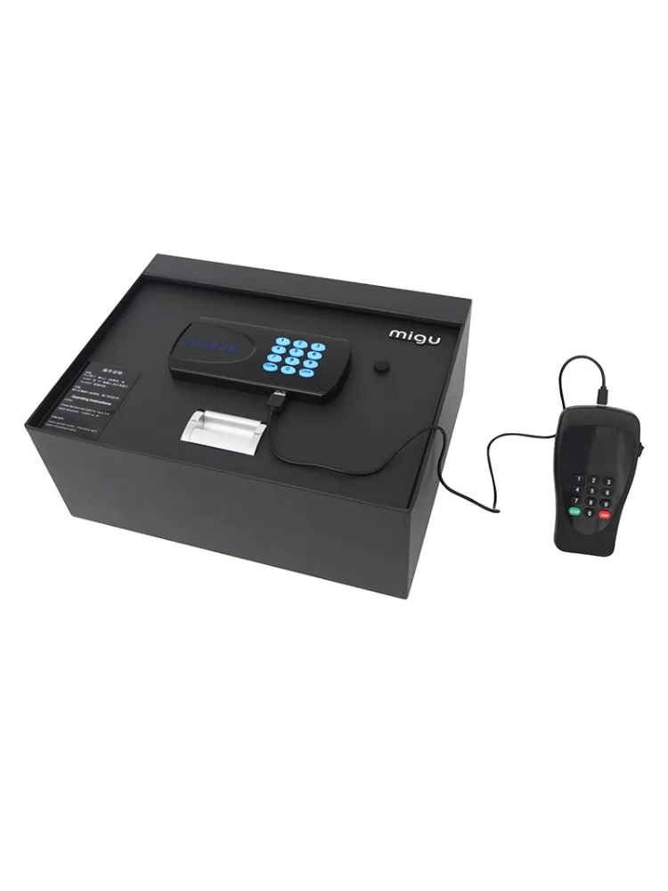 1538F-6 small anti-theft all-steel cabinet safe deposit box, hotel bedside table electronic password safe deposit box