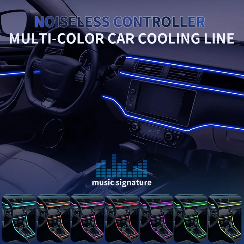

Remote 5M Flexible LED Strip Light USB Powered for Car Interior Decoration Multiple Color Selections Single Color at a Time Neon