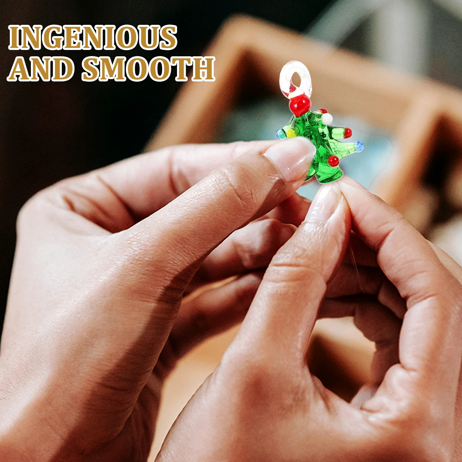 

5Pcs Long Lasting Christmas Tree Jewelry Charms for DIY Necklace Bracelet Keychain Crafts Jewelry Charms Christmas Decorations