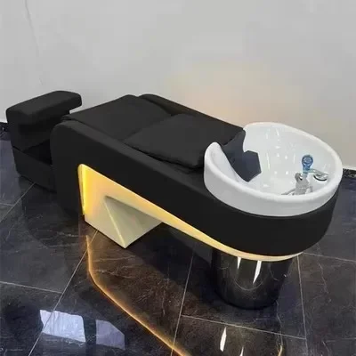 

Washing Bed Italian Premium Comfort Hair Therapy Japanese Head Spa Basin Spa Shaving Chairs Salon Stylist Shampoo Wash Cadeira