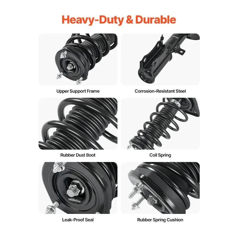 مجموعة دعامة ممتص الصدمات الخلفي 2 قطعة تناسب 2007-2011 تويوتا كامري #5