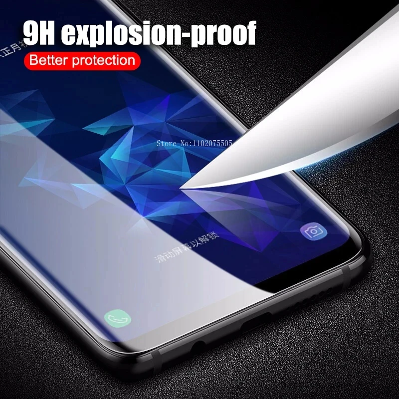 2Pcs Full coverage protector For Samsung Galaxy S23 S24 S20 S21 S22 Plus Ultra FE Tempered Glass Note 10 9 20 Plus S8  S10 S9