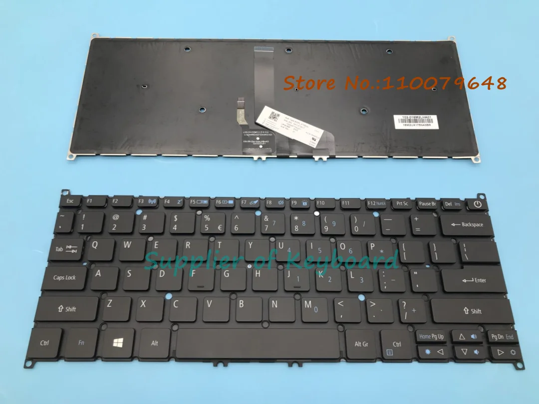 NEW For Acer Swift SF514-55T SF514-55GT SF514-55TA SF514-55TA-74EC Laptop English Keyboard Black/Silver/White Backlit