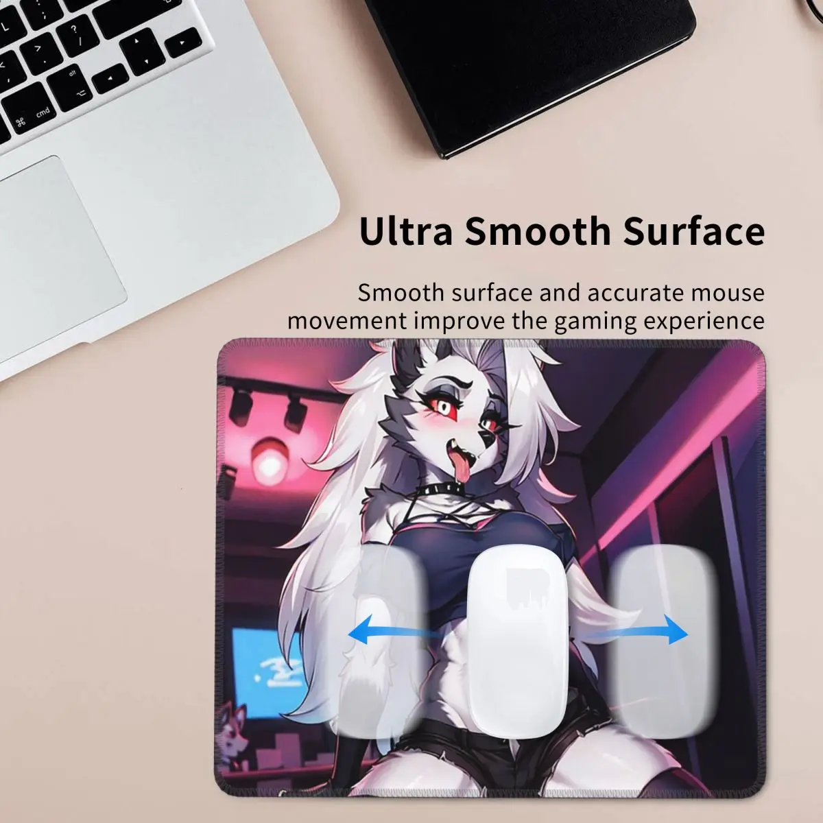Helluva Boss Loona Mouse Pad Computer Keyboard Mouse Mat Gamer PC Laptop Desk Mat Office Accessories Table Mats