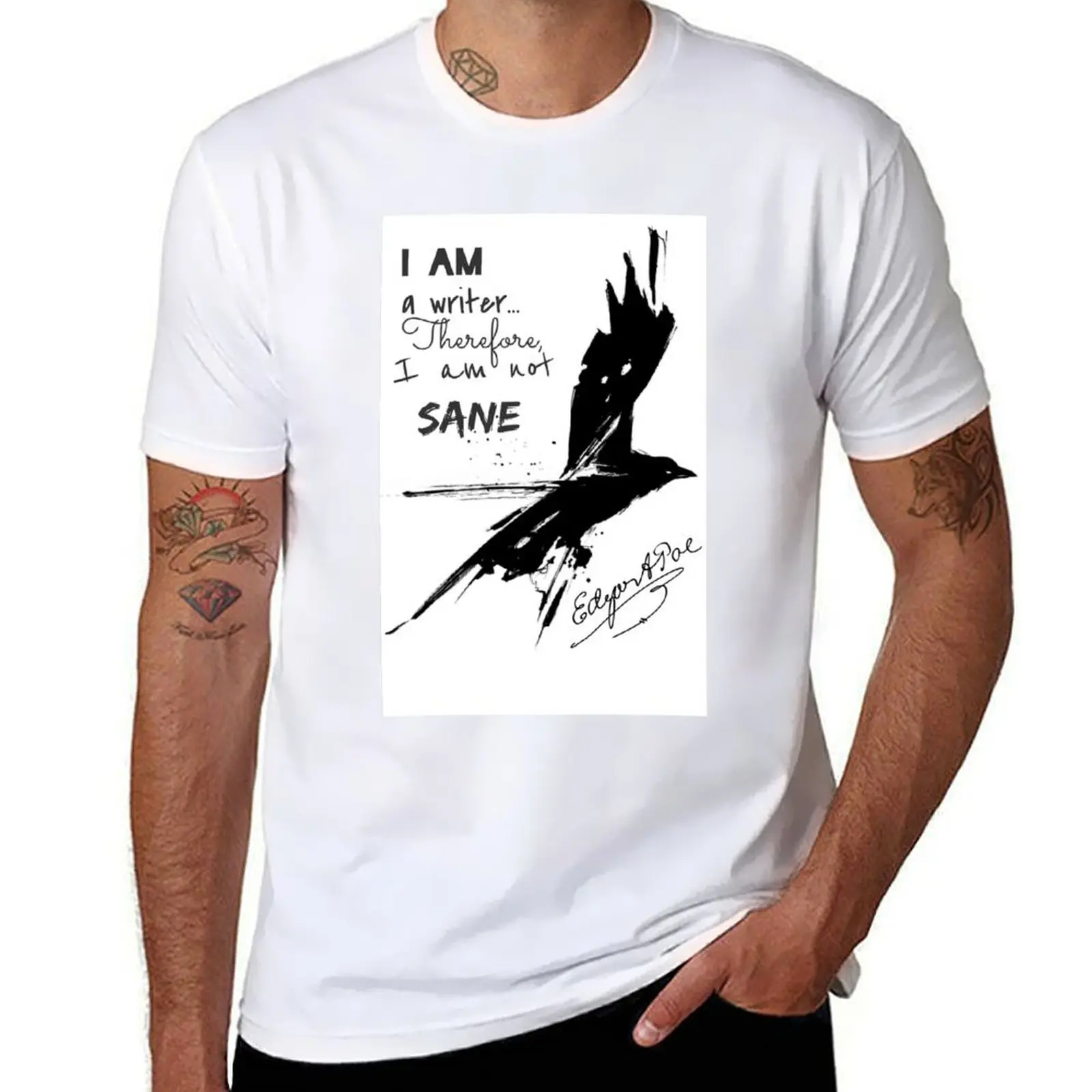 

Edgar Allan Poe: I Am A Writer T-Shirt t shirts for man slim fit essential t shirt T-Shirt