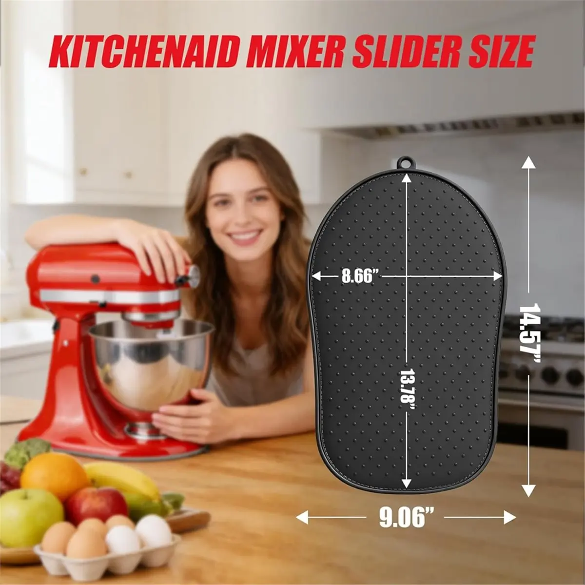 

Новый скользящий коврик для миксера KitchenAid 2026 года, коврик-слайдер для аксессуаров миксера