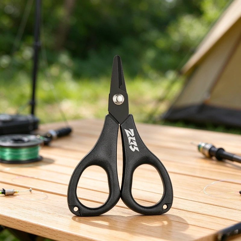 Titanium Coated Fishing Scissors Portable Stainless Steel PE Line Lead Wire Multifunctional Lure Fishing Cutter Outdoor Products
