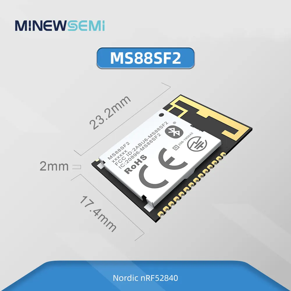 Nordic nRF52840 Module Bluetooth Ble Mesh Modules Receiver MS88SF2 with USB Interface