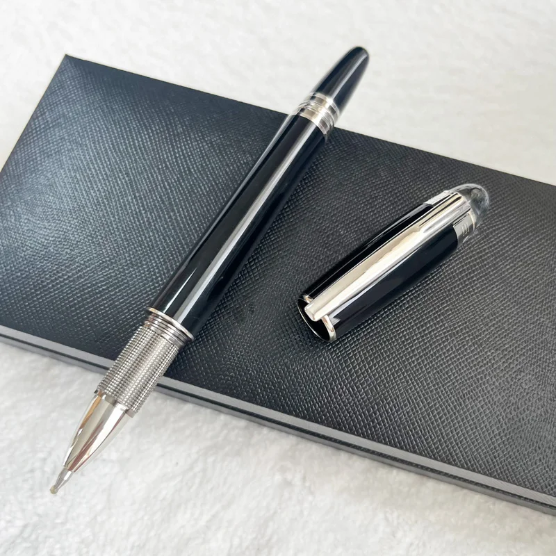 إصدار محدود من الراتنج الأسود MB رقعة الشطرنج كريستال ستار رولربال جل قلم حبر جاف تصميم فريد من نوعه رمز سلسلة المكتب NDL33966L