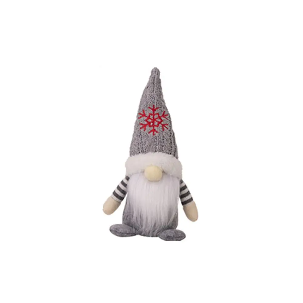 

Cute Christmas Letter Gnomes Funny Cartoon Gnomes Soft Exquisite Knitted Hat Christmas Rudolf Hotel Office Decor