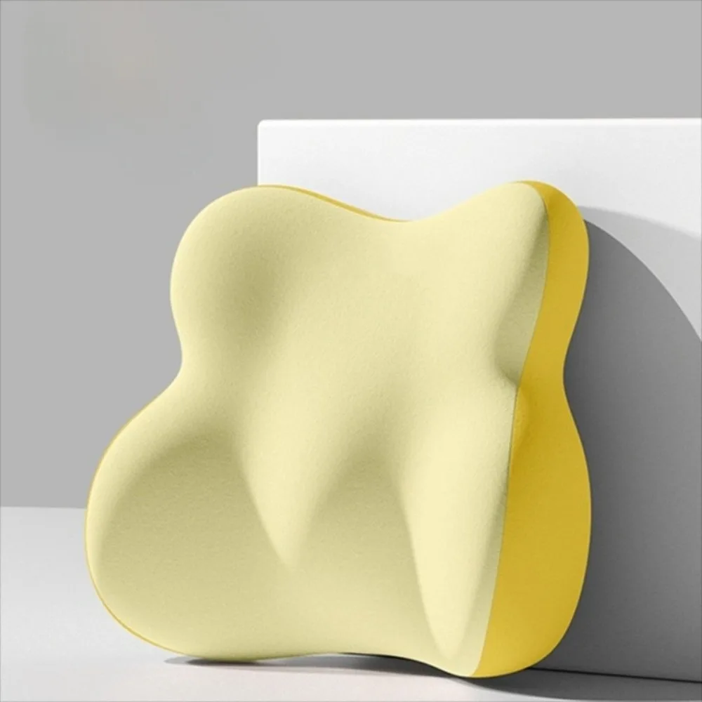 

Multi Functional Memory Sponge Waist Pillow Pain Relief Chiropractic Design Ergonomic Lumbar Support Pad Memory Foam
