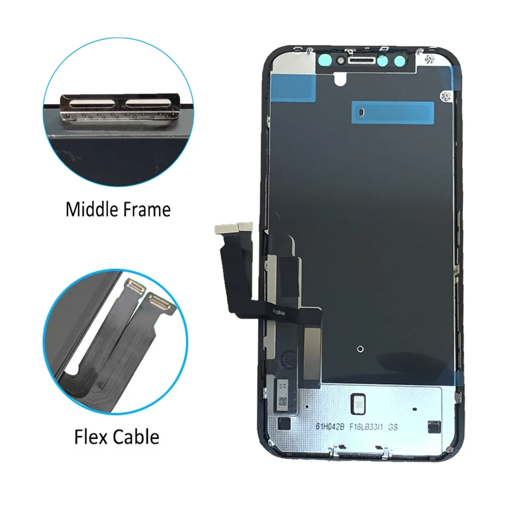 MNAZ LCD for IPhone X XS Max XR 11 12 Pro Max 13 Mini 14 Plus LCD Display Touch Screen Digitizer Incell Replacement Parts