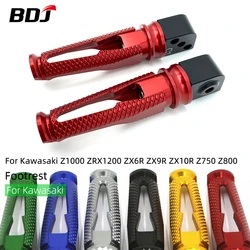 BDJ Z650 Z750 Z800 Z900 Motorcycle Rear Footpegs Pedals Foot Pegs Footrest Plate For Kawasaki Z1000 ZRX1200 ZX6R ZX9R ZX10R