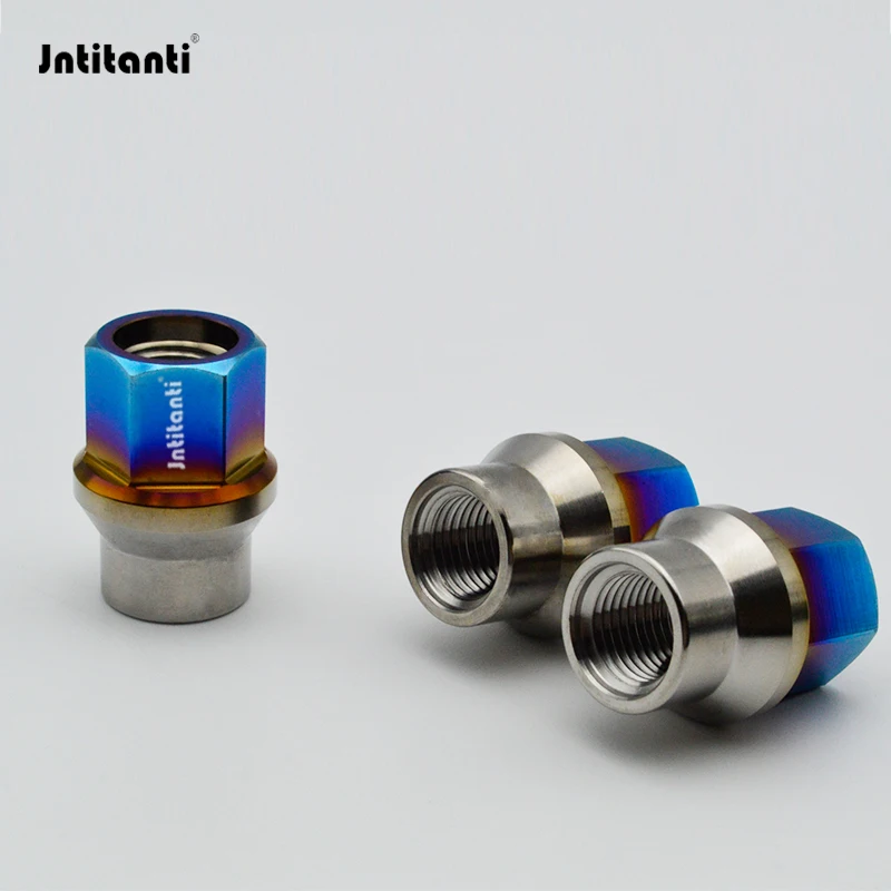 

Jntitanti Gr5 titanium Wheel tyre lug nut M12x1.25/1.5x35-45mm cone seat YZ for Toyota Honda Nissan,Subaru,Suzuki etc