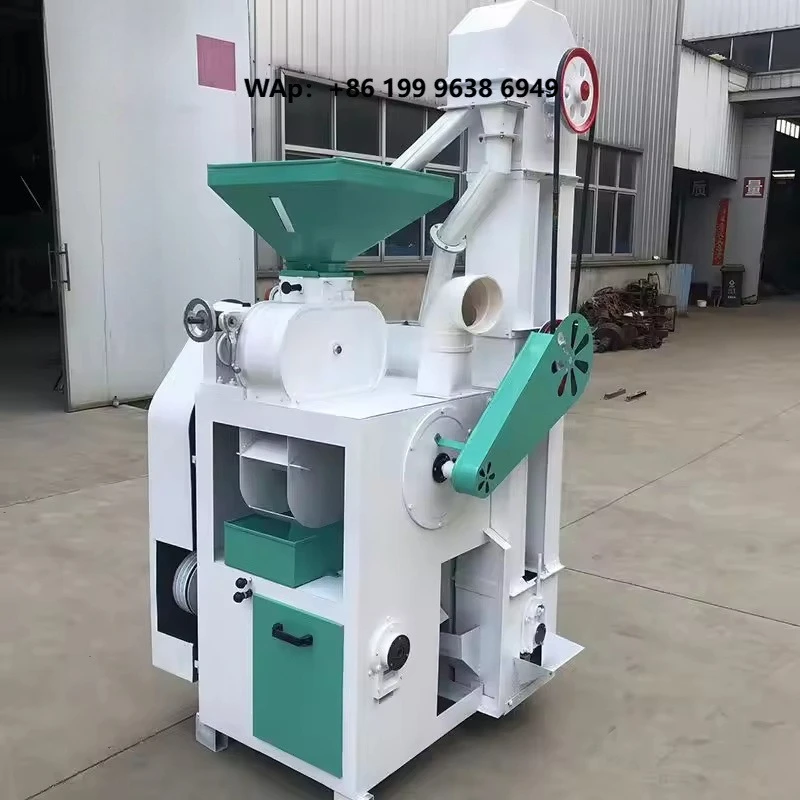 High-Efficiency 450kg/h Fully Automatic Combined Rice Milling Machine Paddy Processing Equipment with  Low Crushing Rate