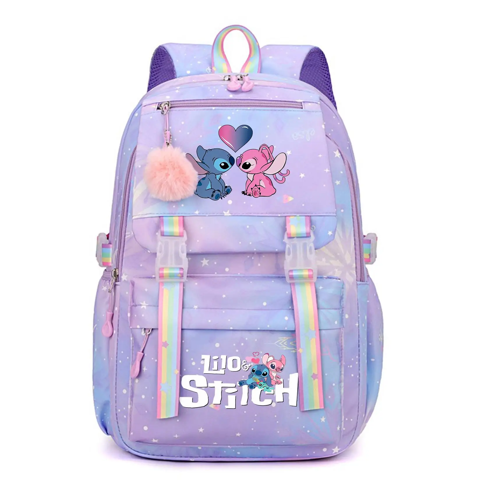 

Stitch Kids Backpack Boys Girls Bookbag Bag Student Children Knapsack Schoolbag Rucksack Mochila Cartoon Anime Schoolbag