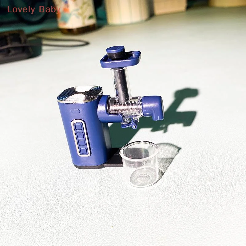 【BS】1 Zestaw Miniaturowa Maszyna do Robienia Soków Owocowych w Skali 1:12, Miniaturowy Blender do Domku dla Lalek, Model Symulacyjny, Dekoracja Sceny