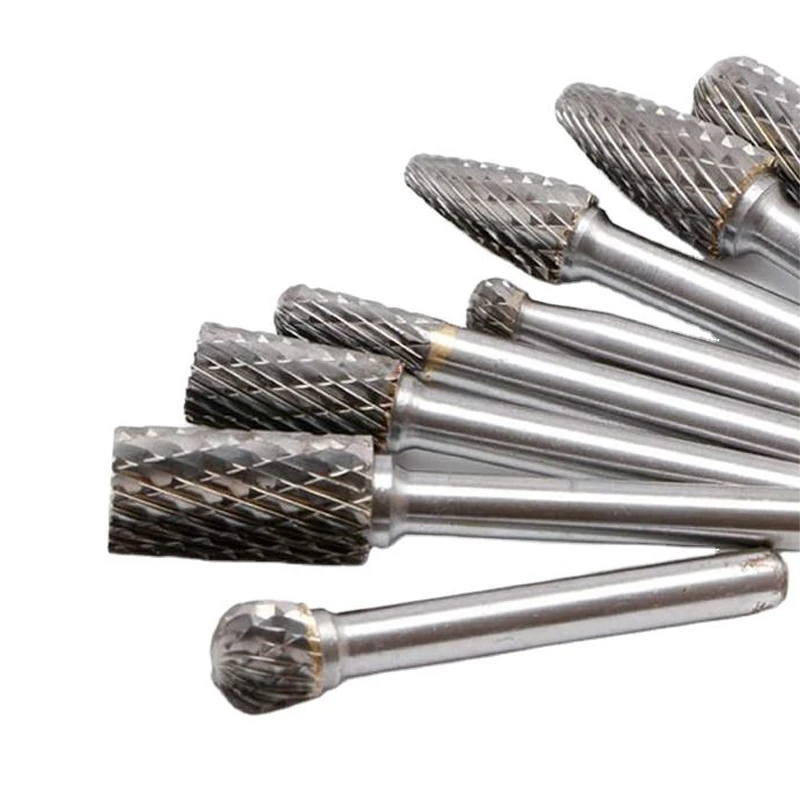 

10pcs1/4 Shank Die Grinder Drill Bit Rotary Tool Accessory Kit for Files, Metal, Wood, Stone, Grinding, Deburring, Engraving