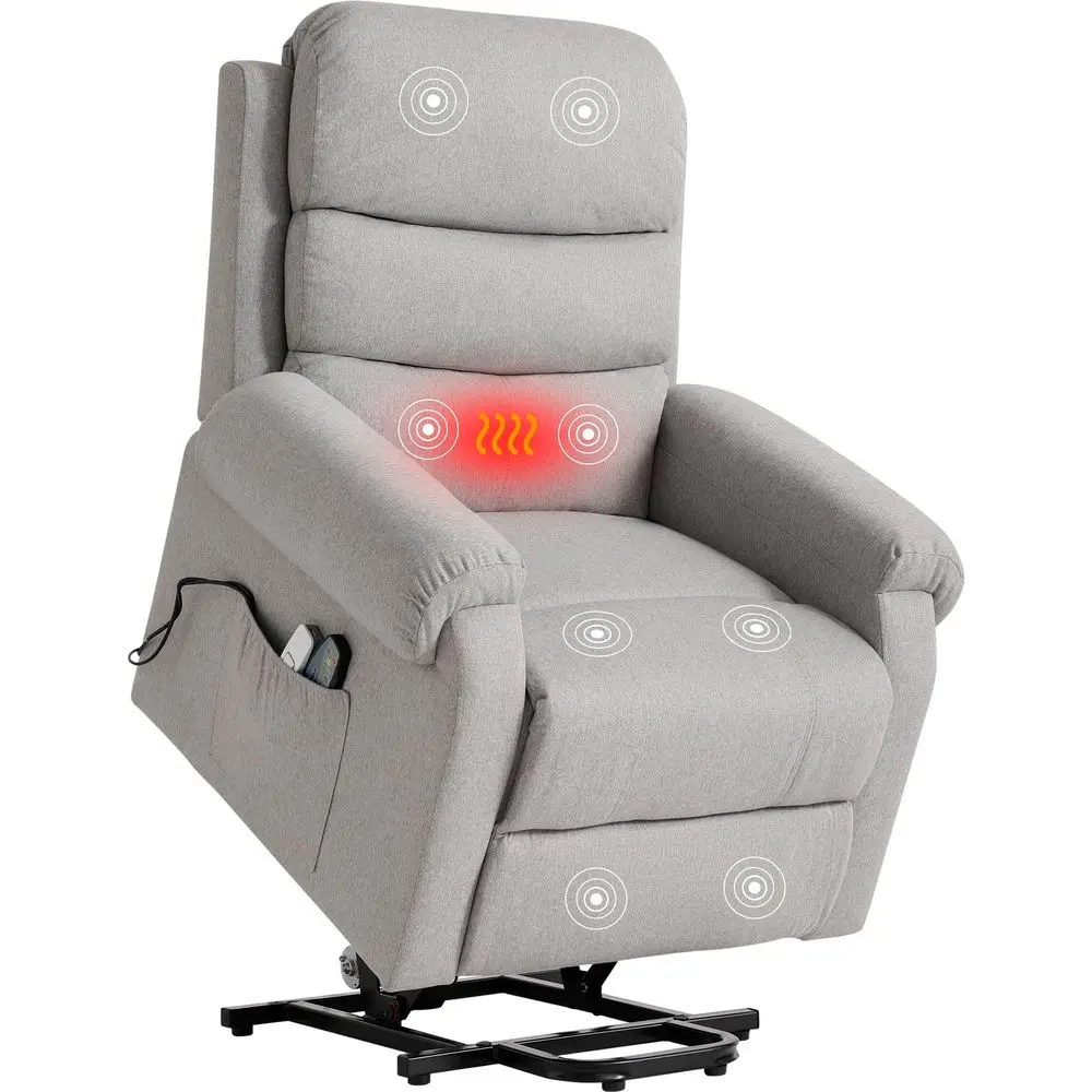 

Power Lift Recliner Chair Recliners for Elderly with Heat and Massage Recliner Chair for Living Room with Infinite Position and