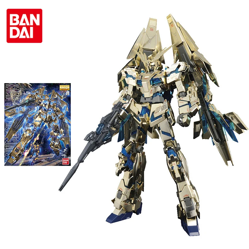 バンダイ ガンダムモデルキット アニメフィギュア ロボット玩具 MG RX-0-03 ユニコーンガンダム03 フェネックス ガンプラ アクションフィギュア おもちゃ 子供向け