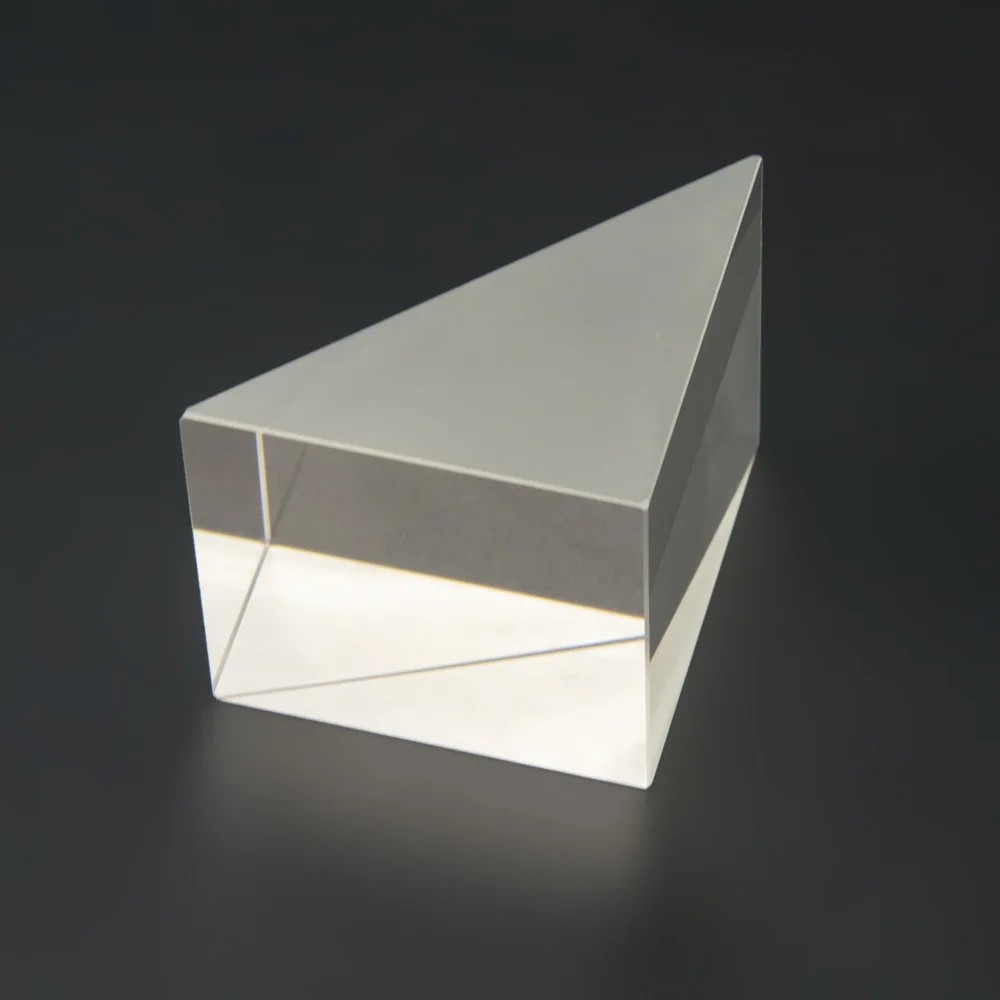 20x20x20mm optical glass triangular prism 45 degree right angle prism small prism visual measurement optical prism