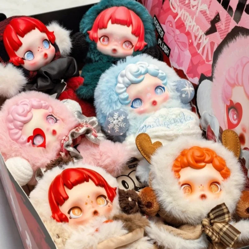 

New Genuine Skullpanda Winter Symphony Series Blind Box Vinyl Plush Doll Backpack Pendant Cute Figure Collection Model Gift