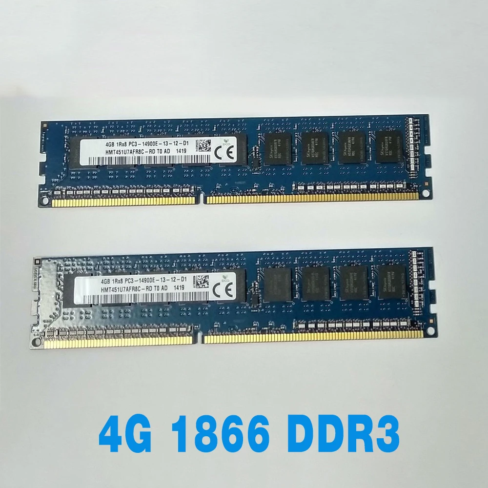 

1 шт. 4 ГБ ECC 1RX8 PC3-14900E UDIMM RAM для памяти SK Hynix 4G 1866 DDR3