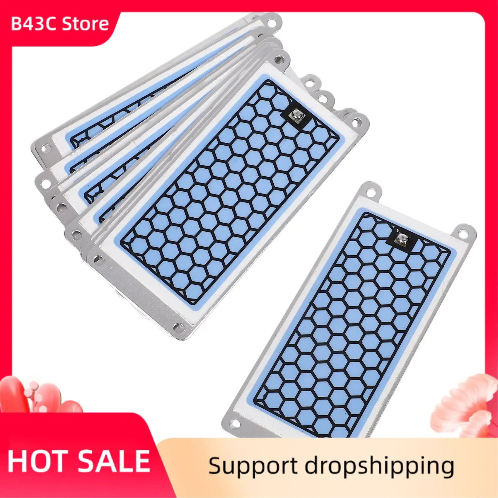 

B43C 10 Piece Portable Ozone Generator Double Integrated Plate Ozonizer Air Water Air Purifier Parts 5G/H