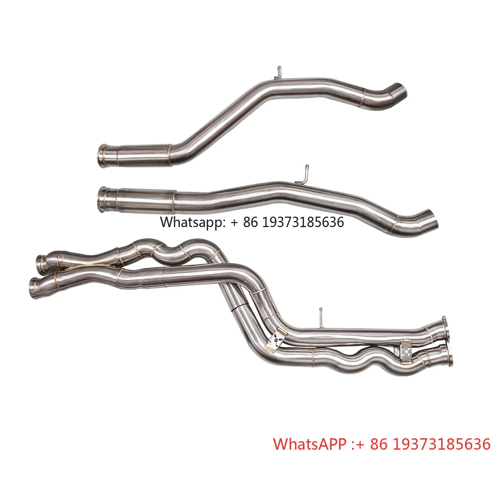 

For BMW S55 F82 F83 M4 F80 M3 Midpipe Exhaust System Resonated S55 Equal Length MidPipe Exhaust (2014-2020)