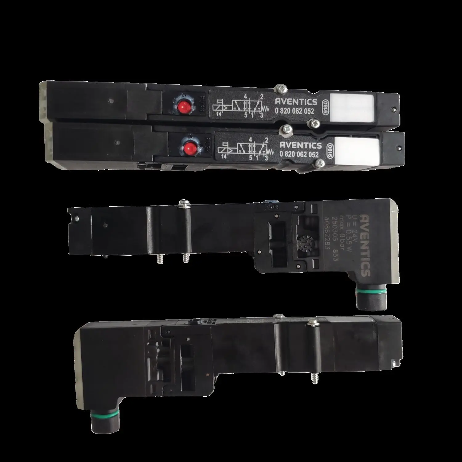 AVENTICS Solenoid Valves, Specifically The Hf04 Valve Plate Models 0820062051, 0820062052,
