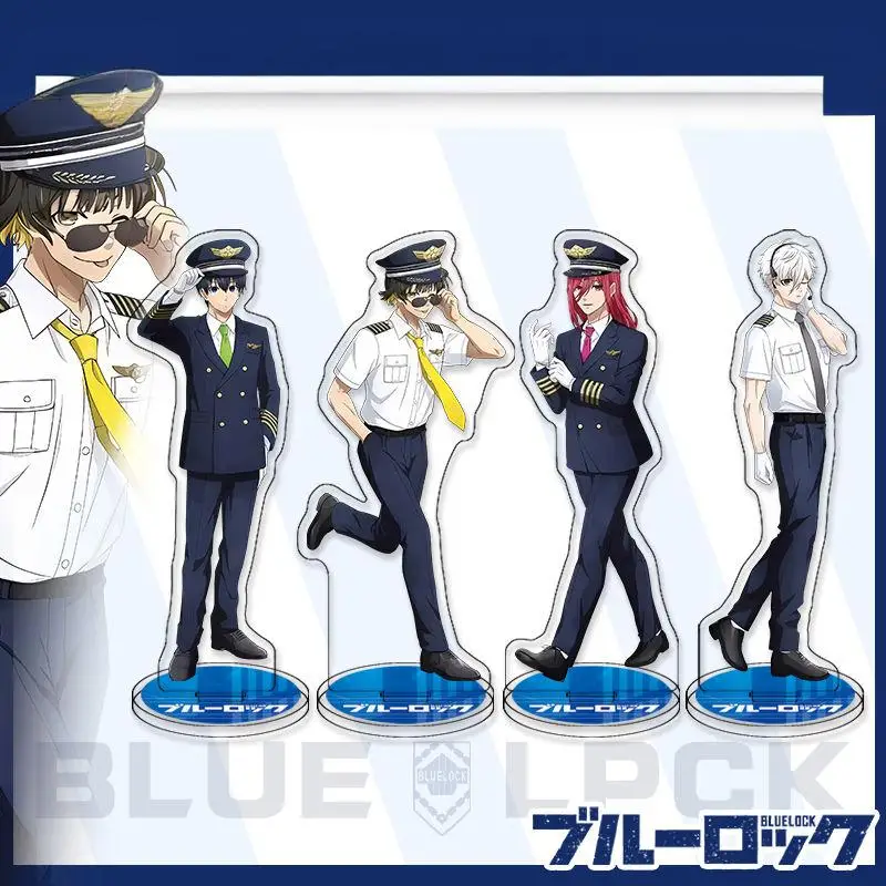 Anime Bue CK Isagi Yoichi Bachira Meguru Seishiro Nagi Cosplay Staande Plaat Acryl Figuur Stand Accessoires Ornament Props
