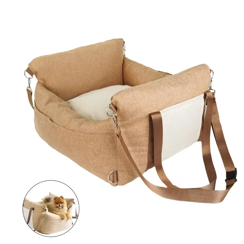 Portable Cats Dogs Travel Safety Transport Carriers with Quality Leashes