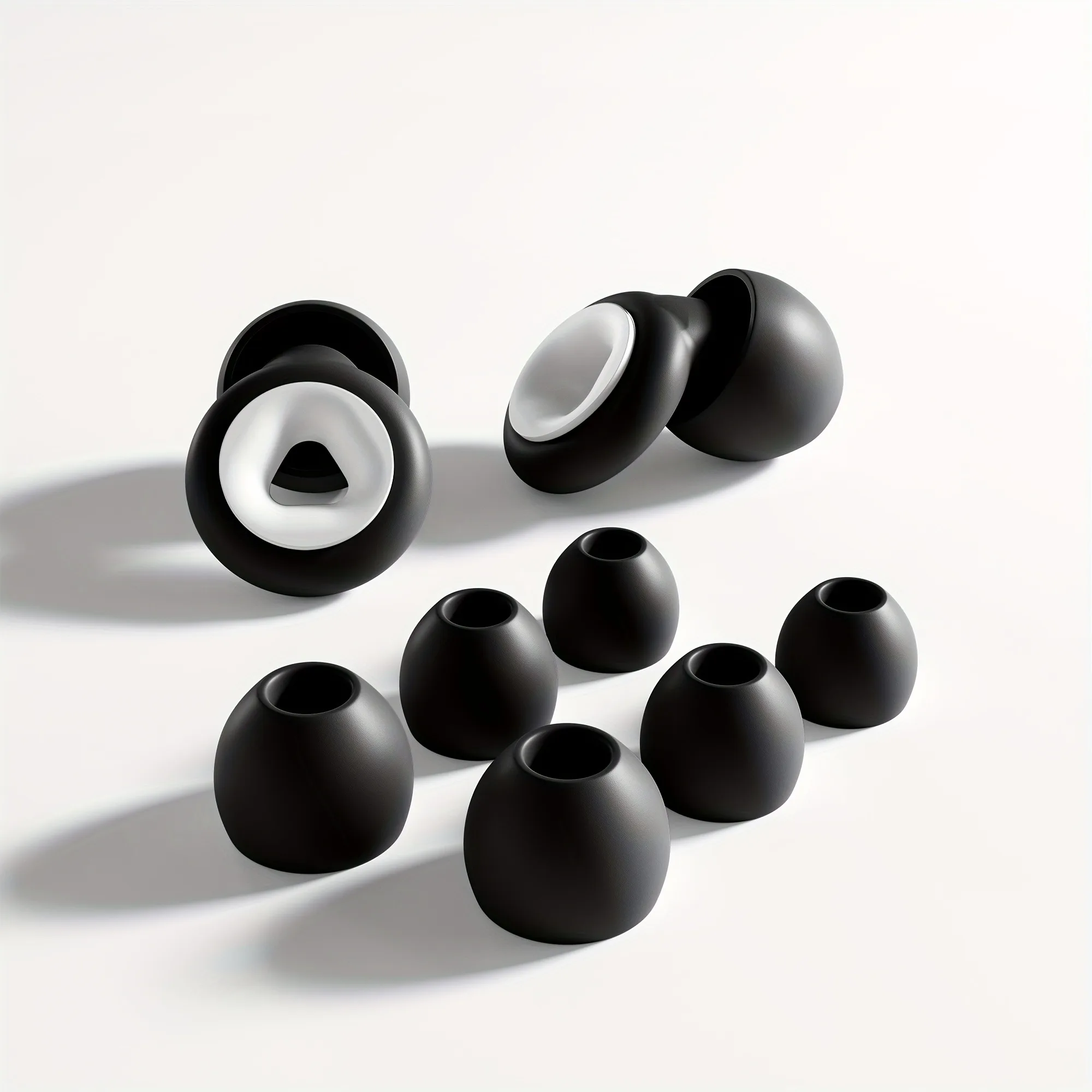 

Waterproof Soft Silicone Swimming Earplugs, Available In Three Sizes (S/M/L), With 6 Earpieces That Can Be Interchanged.