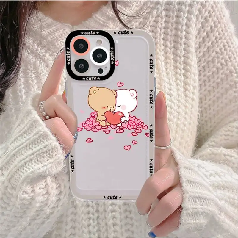 Fun Cartoon Peach Mochi Cat Phone Case for iPhone 11 12 13 Mini Pro Max 14 Pro Max Case shell