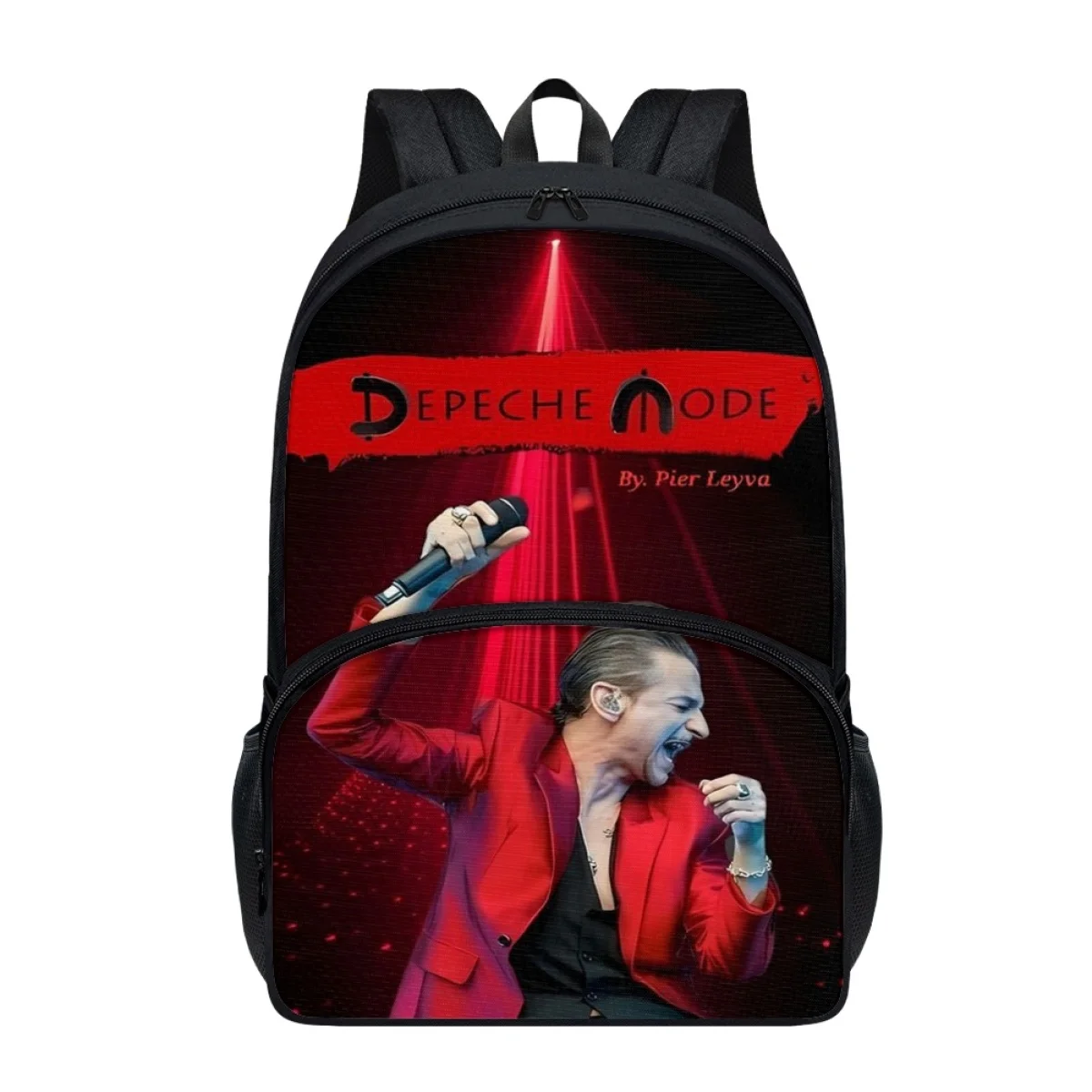 FORUDESIGNS Depeches Band Mode School Backpacks Lightweight Stylish Student Schoolbags Double Zipper Bookbags for Easy Storage