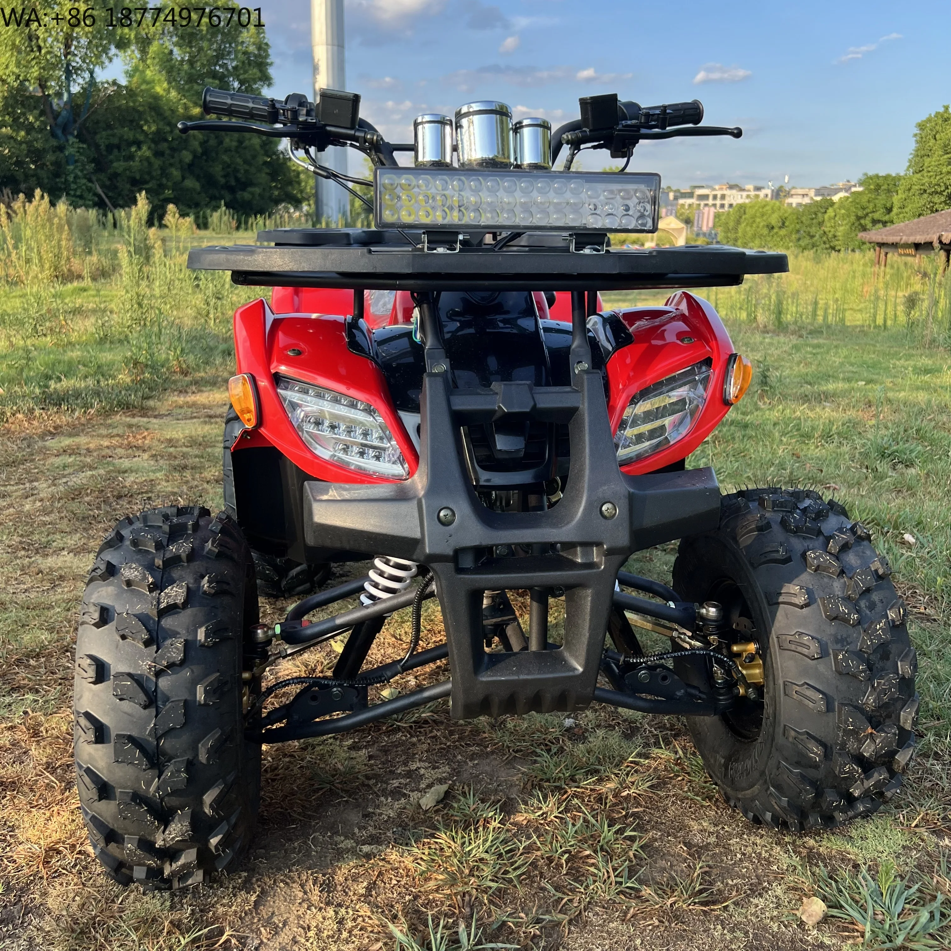 Chinese 2025 4WD Racing Quad ATV Motorcycles Scooters New 4-Seater Offroad Kids Adults Automatic Electric Chain Drive 48V 500W