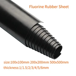 High Quality Fluorine Rubber Sheet FKM Plate Fluororubber FPM Viton Board Fluorous Rubber Gasket Acid Alkali Corrosion Diesel