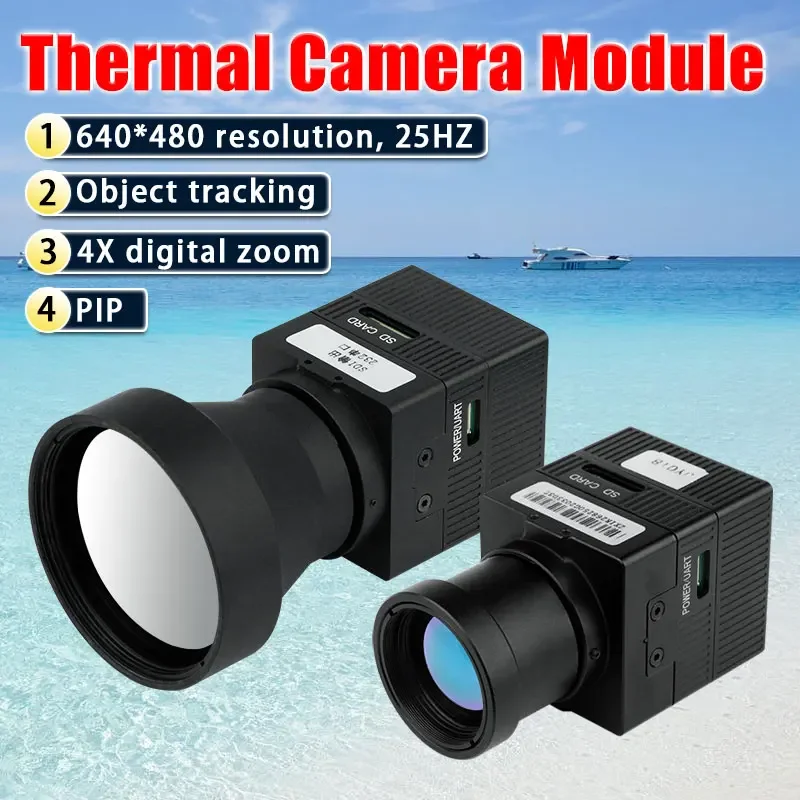 Thermal camera for gimbal 50mm 25mm SDI TTL RS232  use for inspection Search and Rescue Thermal camera