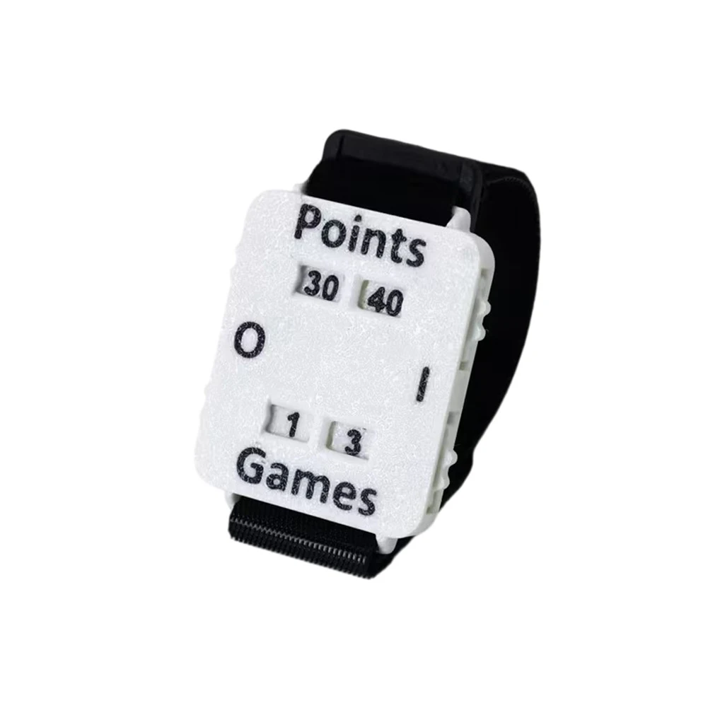 For Score Tracking Device with Wrist Mount and Adjustable Strap for Tennis and Similar Activities with High Visibility Display