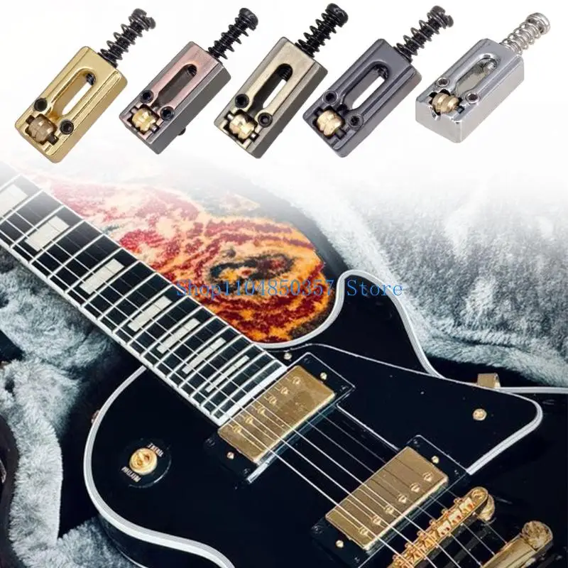 

5asd Stable Electric Guitar Bridge Roller Saddles Suitable for Tremolo Compatibility in Various Color Ensuring Easy Setup