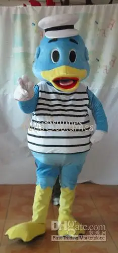 

New Adult Hot Sale Foam Cute Duck Fancy Cartoon Mascot Costume Plush Christmas Fancy Dress Halloween Mascot Costume